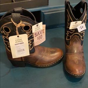 Boys size 12m Cody James cowboy boots